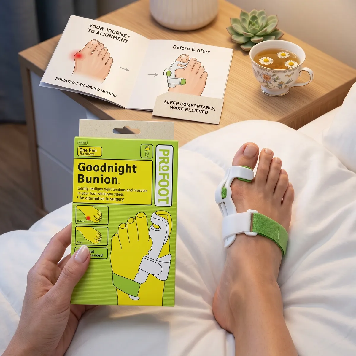 Correcteur de doigts Pied ProFoot Goodnight Bunion™